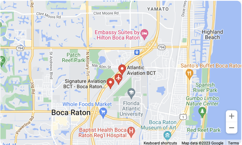 Boca Raton, Florida map